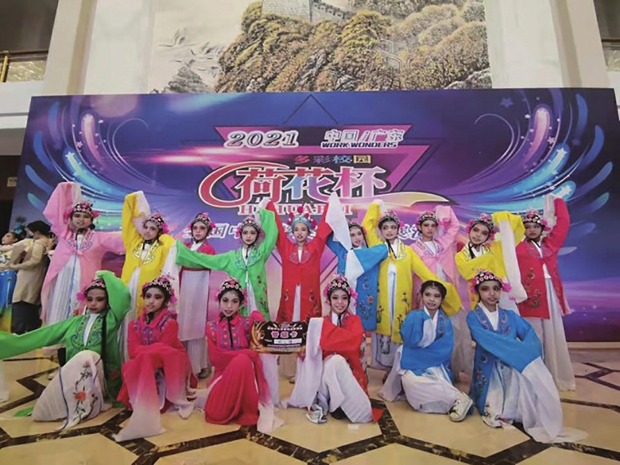 ?金孔雀艺术培训中心戏曲舞蹈《戏之情》唤起学生对中华传统文化的热情