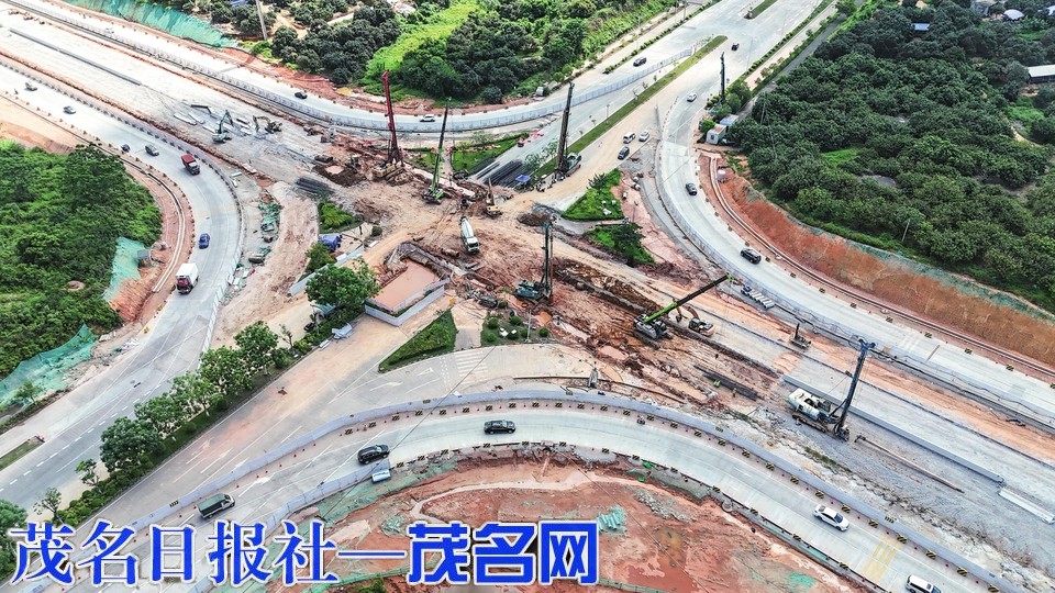 包茂大道下穿市民大道隧道正式开建