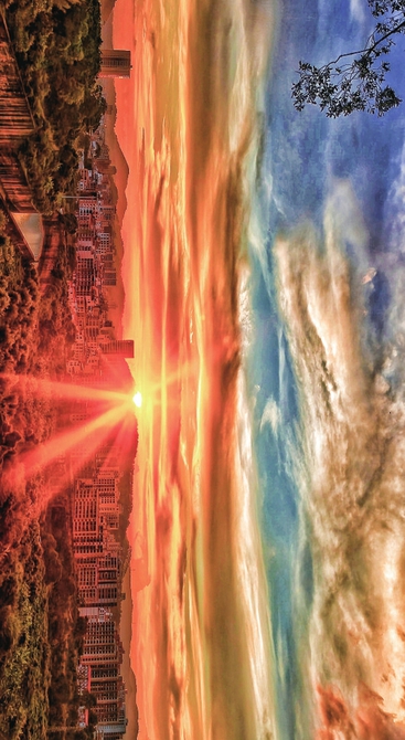 晚霞