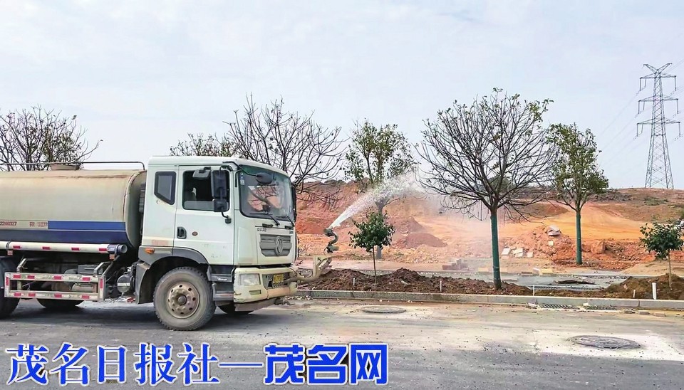 茂名新城好心大道建设全面提速
