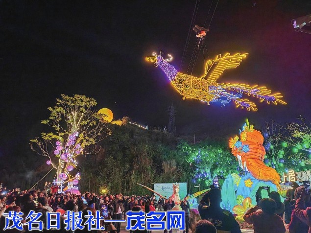 李花谷首届花灯艺术节开幕