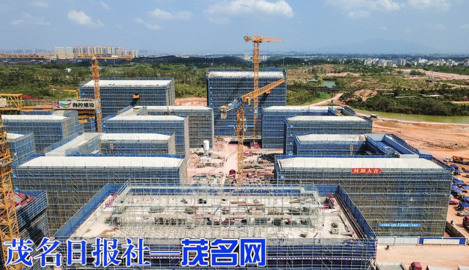 茂名市一中新城校区（一期）进入室内装修阶段