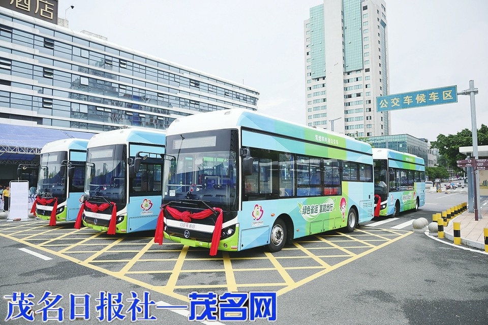 我市首批氢能公交落地投运