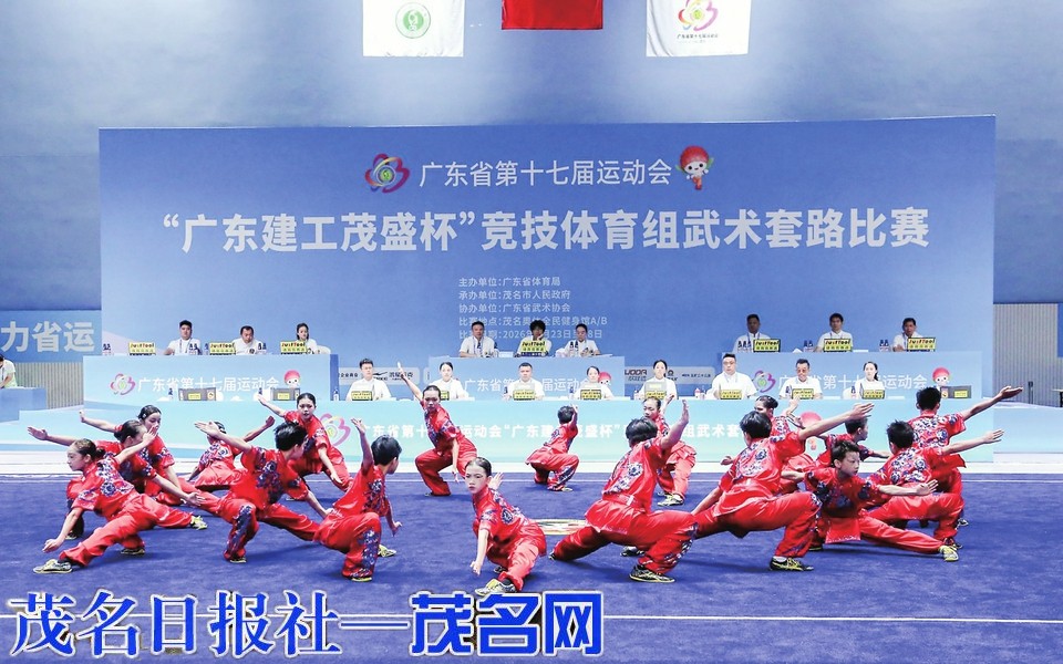省运会武术套路比赛，338名“武林高手”同台竞技