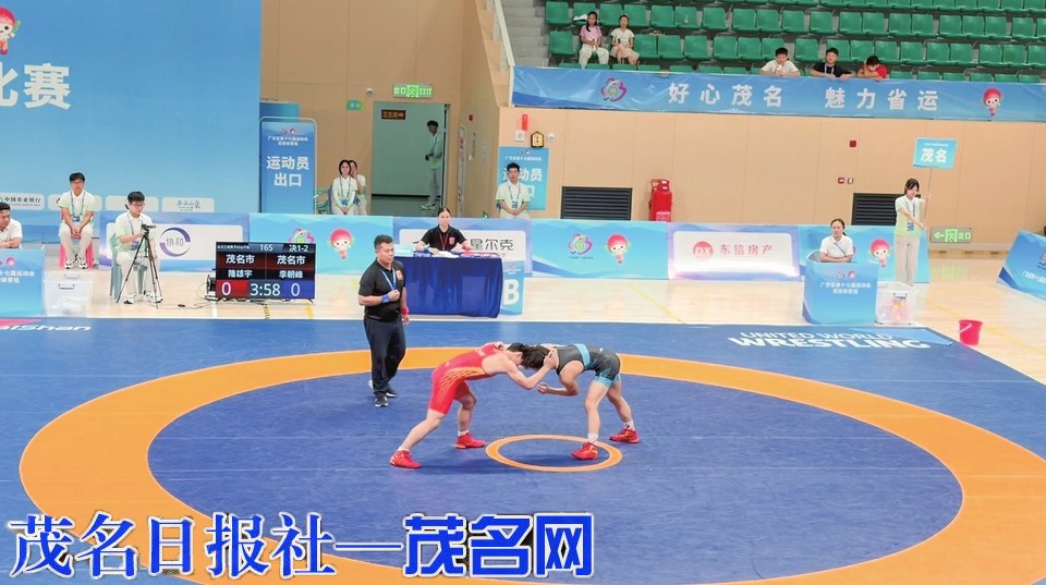 自由式摔跤健儿主场燃爆省运会 茂名单日斩获2金3银1铜