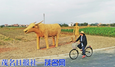 农耕稻草文化展示。<br>