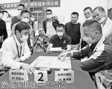 　　比赛现场。茂名日报社全媒体记者李颜东摄<br>
