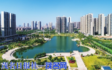 茂南区官渡公园景观。<br>