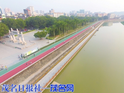 鉴江河沿江绿道。<br>
