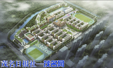 校园鸟瞰图。<br>