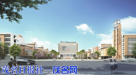 学校大门示意图。（本版图片均为效果图）<br>