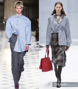 穿法一：只掖一角<br>　　相比前面比较正统的整个衣角掖裤腰里，这种只掖一角的穿法看上去漫不经心，时髦度高——很高。<br>