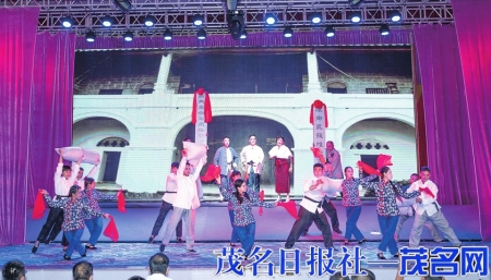 茂名本土革命题材现代粤剧《红魂》精彩剧照<br>