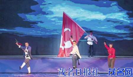 茂名本土革命题材现代粤剧《红魂》精彩剧照