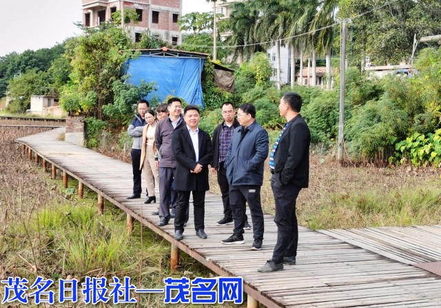 茂名市委党校梁辉带队到高州市南塘镇彭村调研